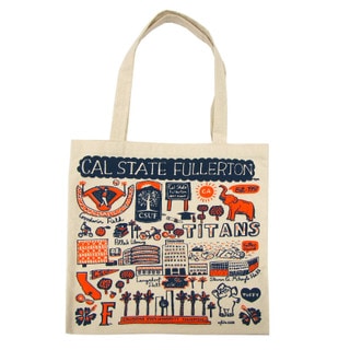 Natural Canvas Slim Julia Gash Tote Bag